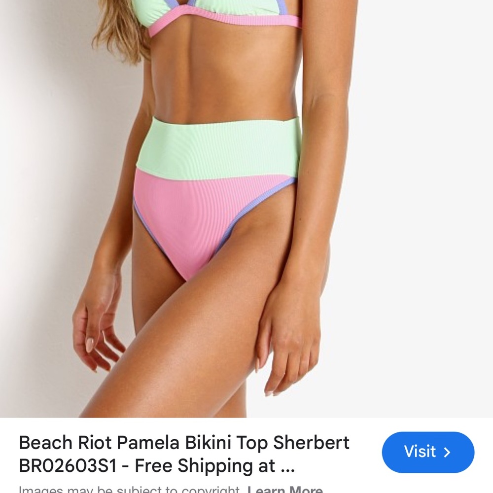 Beach Riot sherbert bikini set